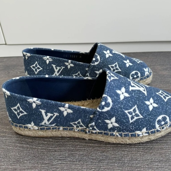 Louis Vuitton Denim Espadrilles - Picture 3 of 5